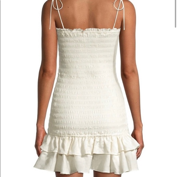 Emille Mini Linen Dress. - Picture 3 of 3